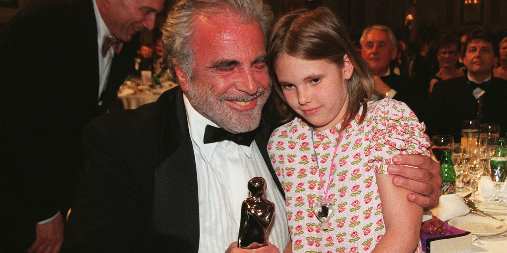 Maximilian Schell mit seiner Tochter Nastassja bei der "Romy-Gala" im Jahr 1999 in der Wiener Hofburg.