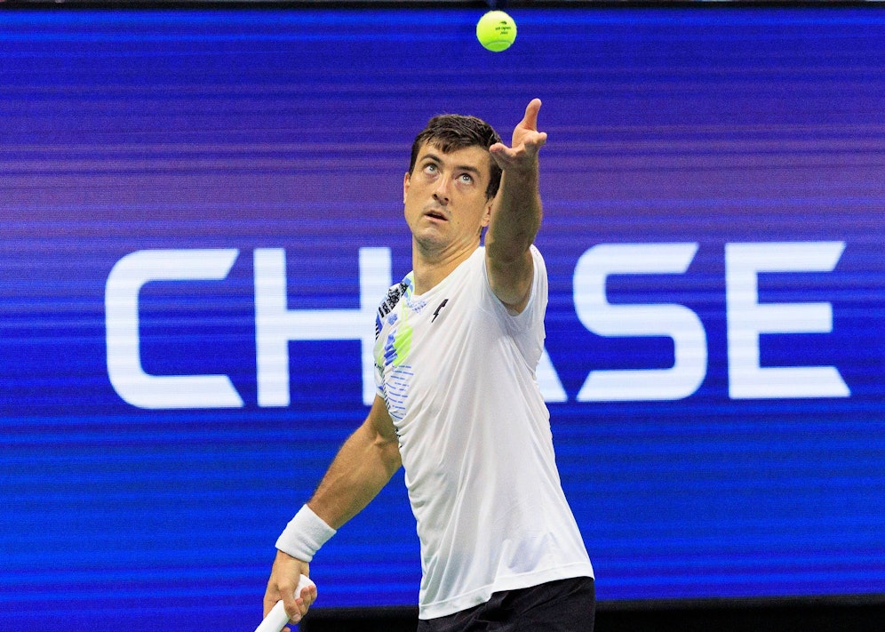 Österreichs Nummer eins Sebastian Ofner spielt in Astana groß auf. 