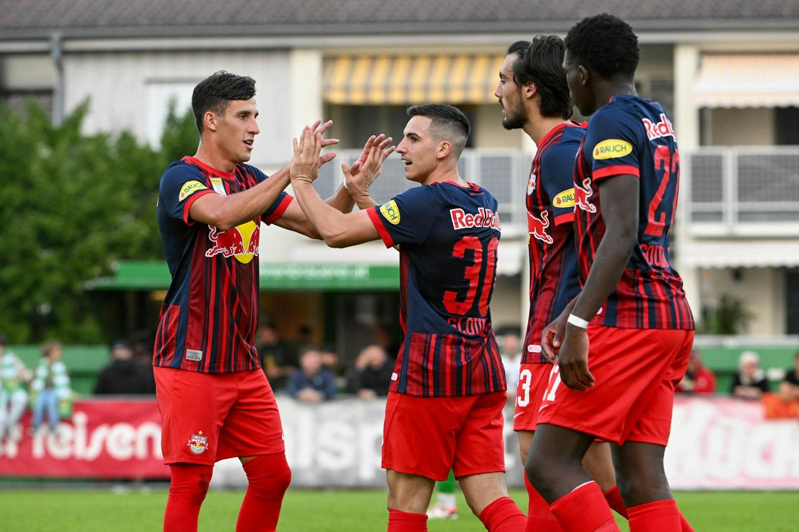 Red Bull Salzburg siegt in Lustenau. 