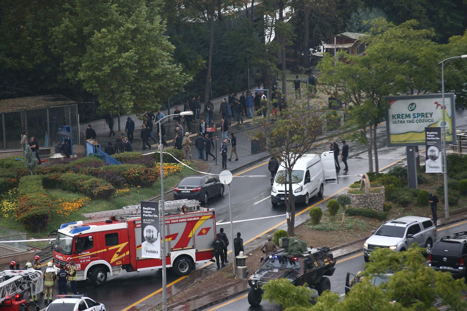Am Sonntag kam es in der türkischen Hauptstadt Ankara zu einer Explosion und Schüssen.