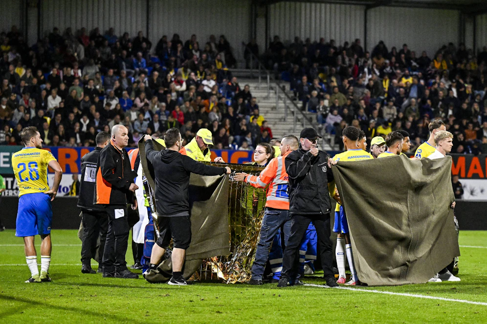 Mit Planen und Decken wurde Etienne Vaessen abgeschirmt.
