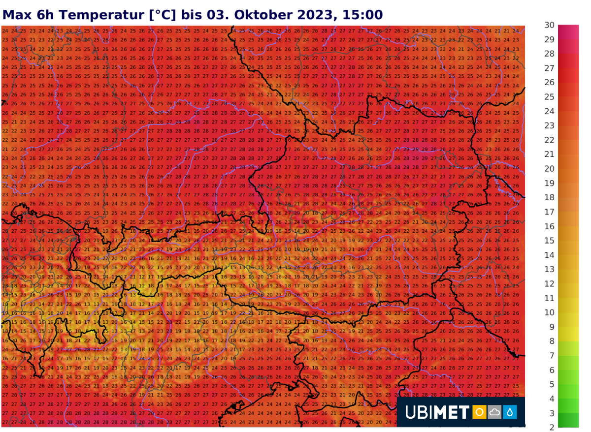 In Österreich wird es noch einmal richtig warm.