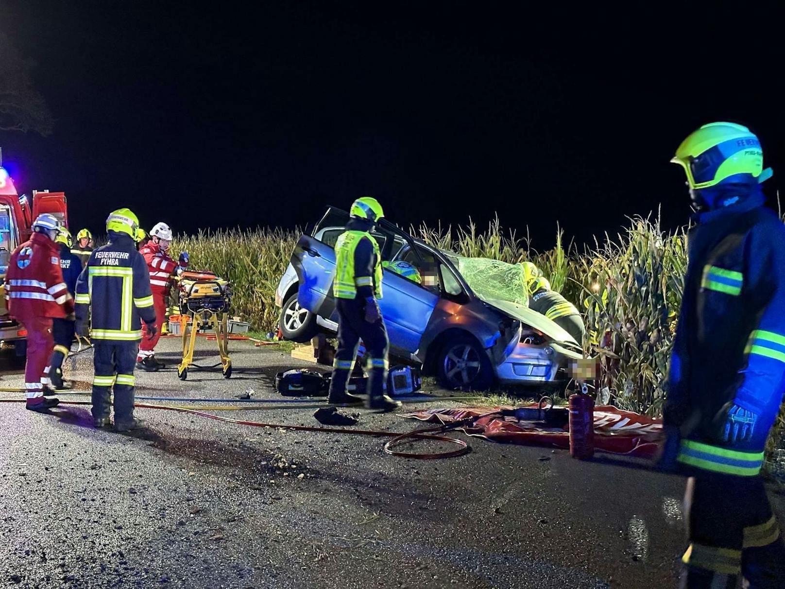 Die Florianis mussten 2 Opfer herausschneiden.