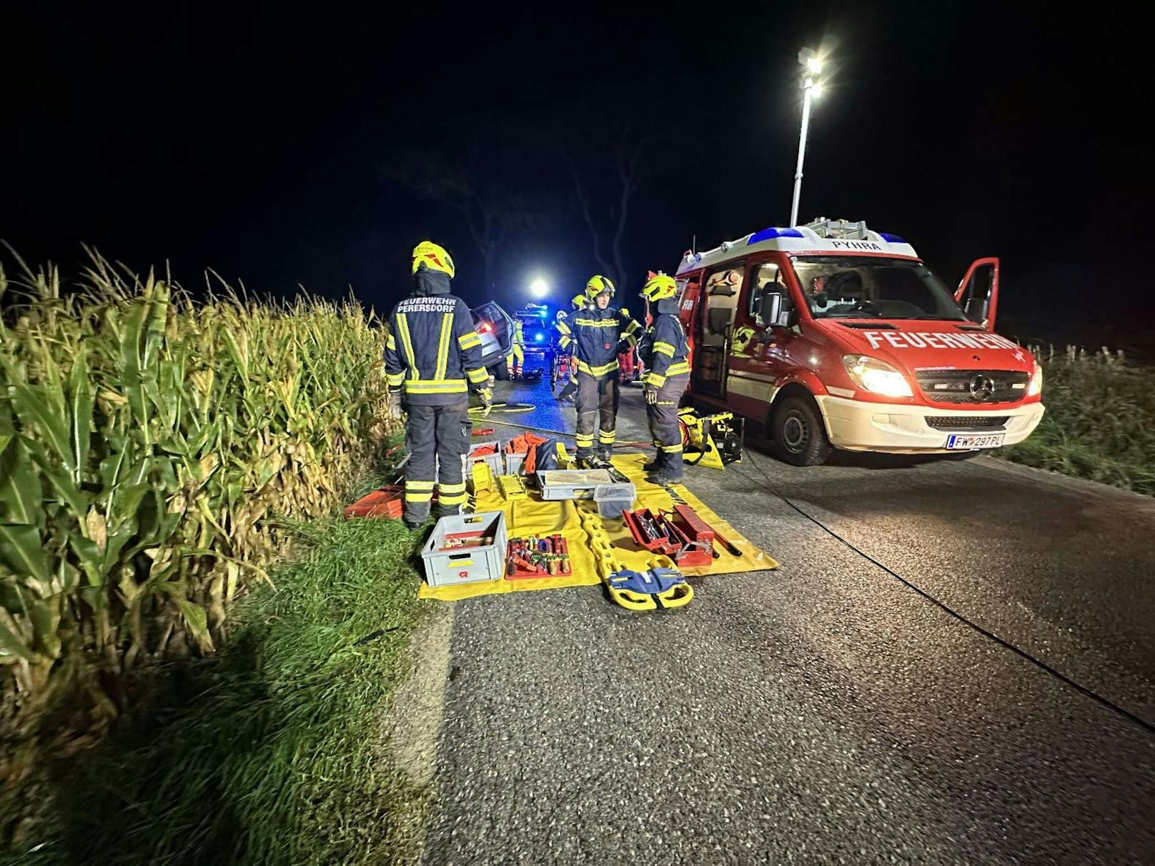 Die Feuerwehr stand im Einsatz.