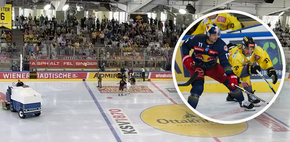 Bei den Caps gibt es wieder Probleme mit dem Eis.