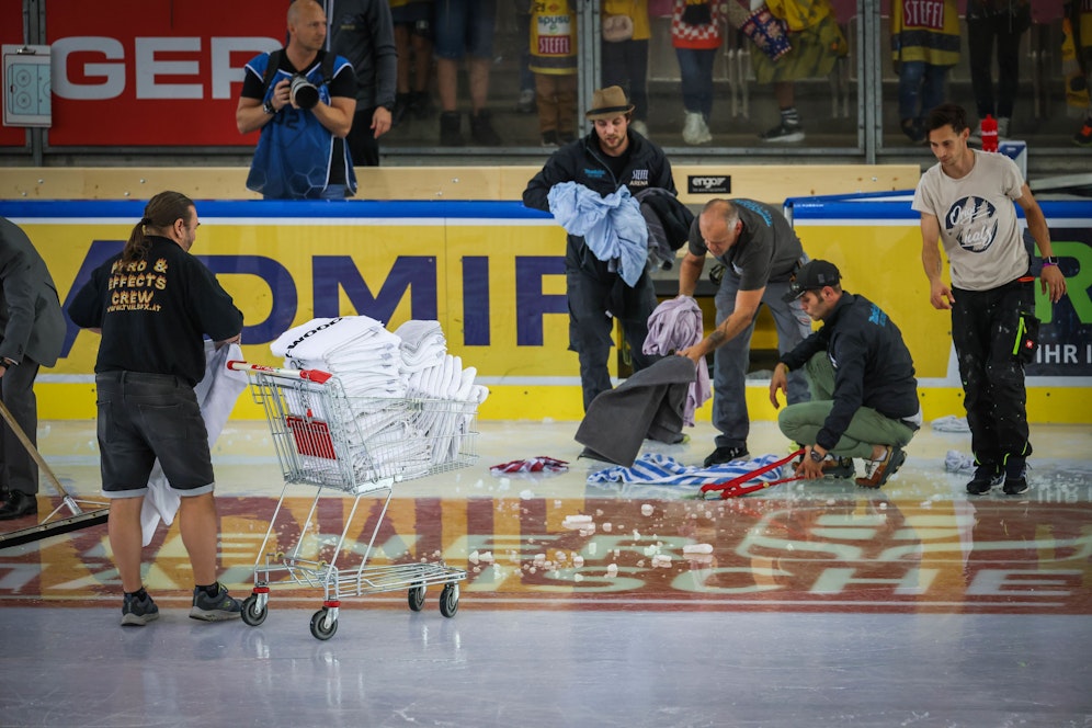 Grünes Eis: Das Spiel der Caps wird neu ausgetragen.