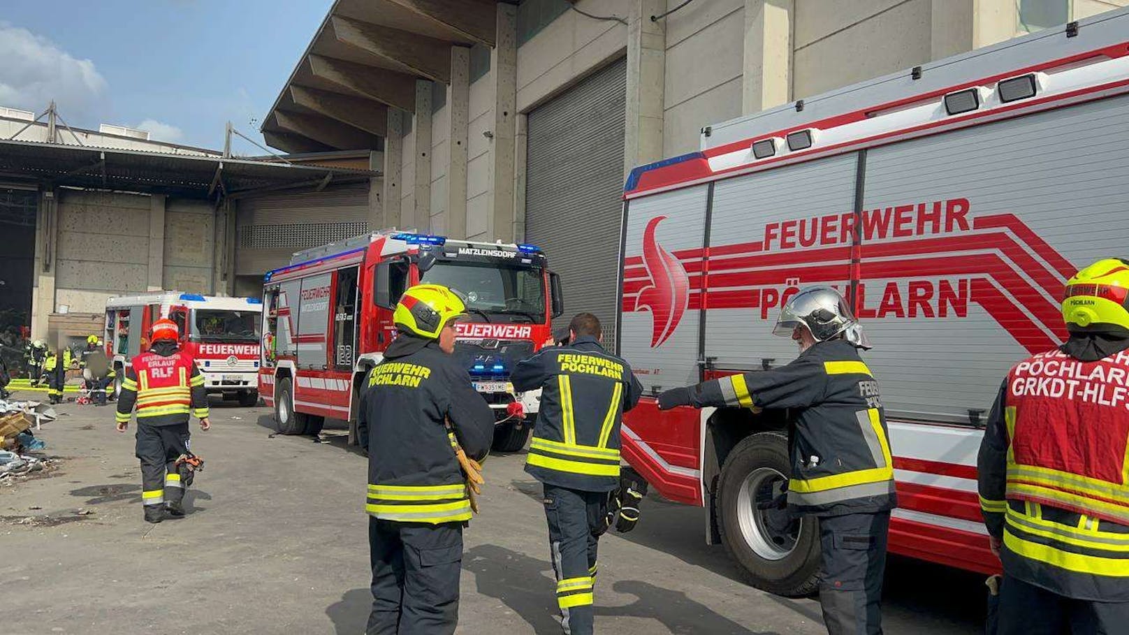 Die Florianis wurden zu einem "B3", die zweithöchste Alarmstufe bei Brandeinsätzen, gerufen.