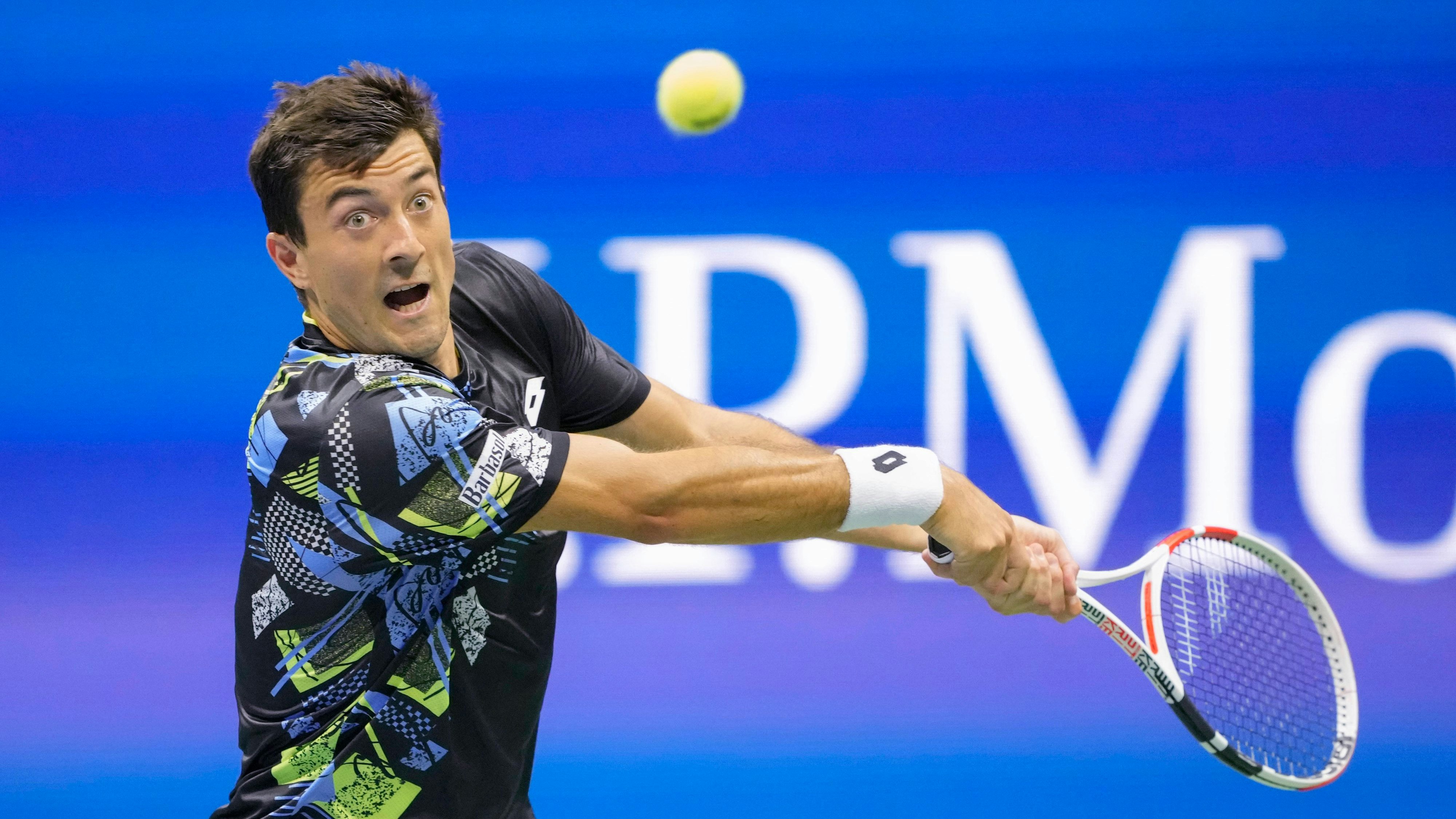 Im zweiten Satz hatte Sebastian Ofner keine Chance.