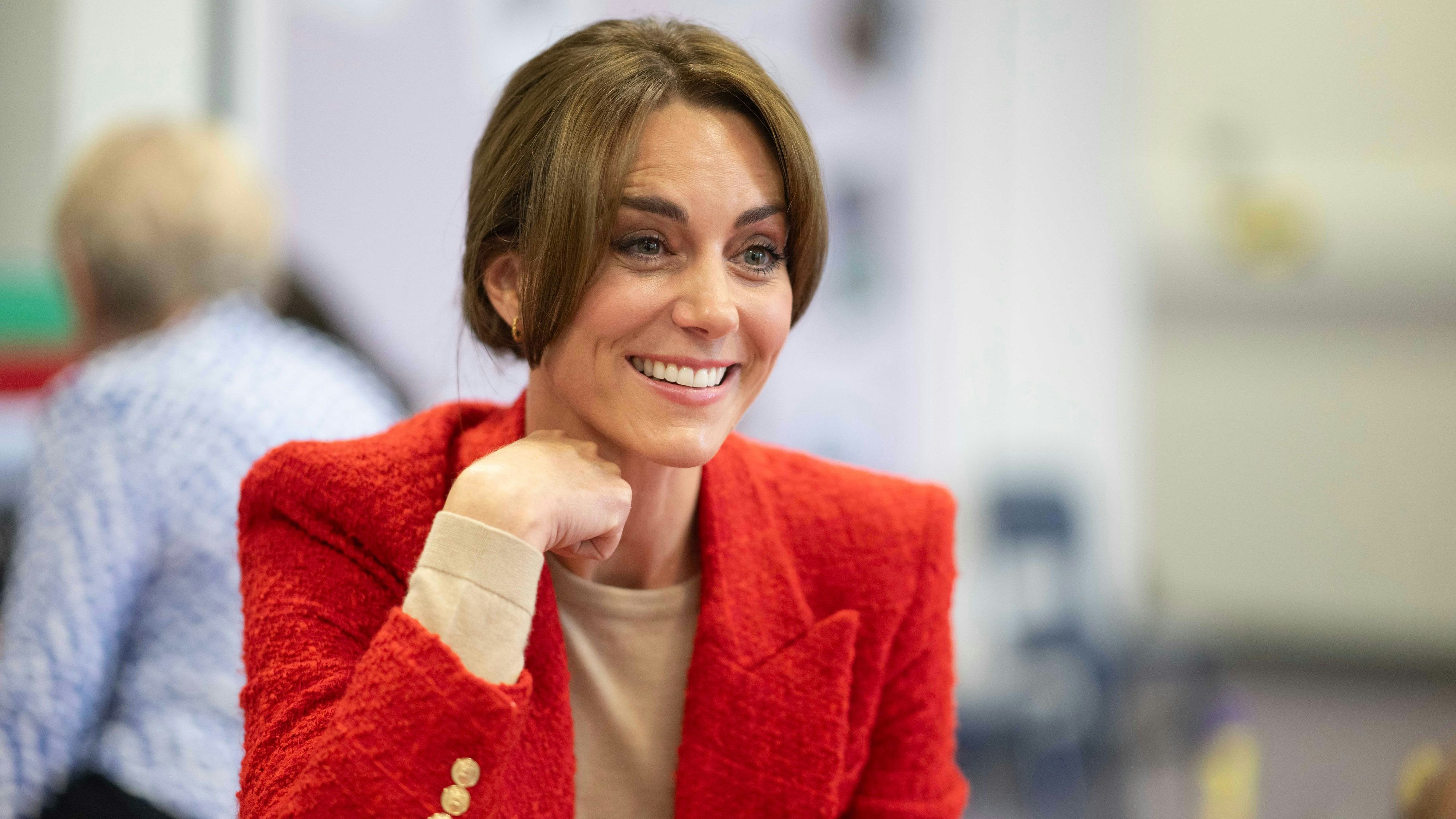 Download von www.picturedesk.com am 02.10.2023 (13:01).  The Princess of Wales joins a family portage session at the Orchards Centre,Multi Agency Service Hub in Sittingbourne, Kent to highlight the importance of supporting children with special educational needs and disabilities and their families. The session will be run by the Kent Portage Team. Pic Shows HRH at the centre - 20230927_PD8791 - Rechteinfo: Rights Managed (RM)