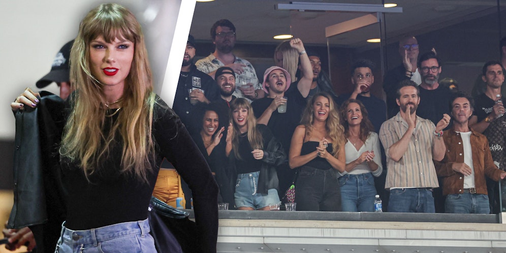 Taylor Swift tauchte mit ihrer Promi-Entourage beim NFL-Spiel auf.