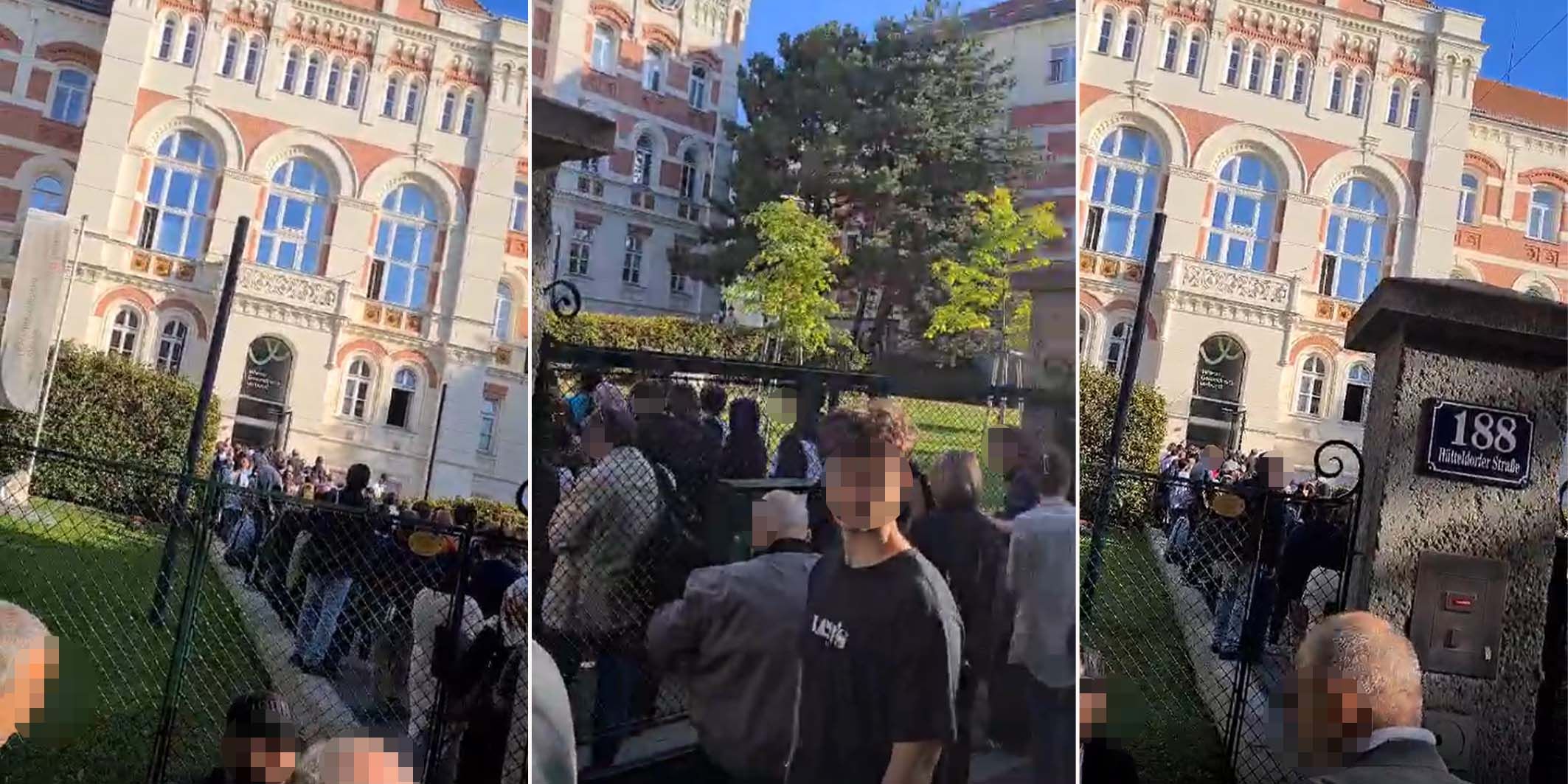 Viele Leute in Schlange bei Job-Speed-Dating