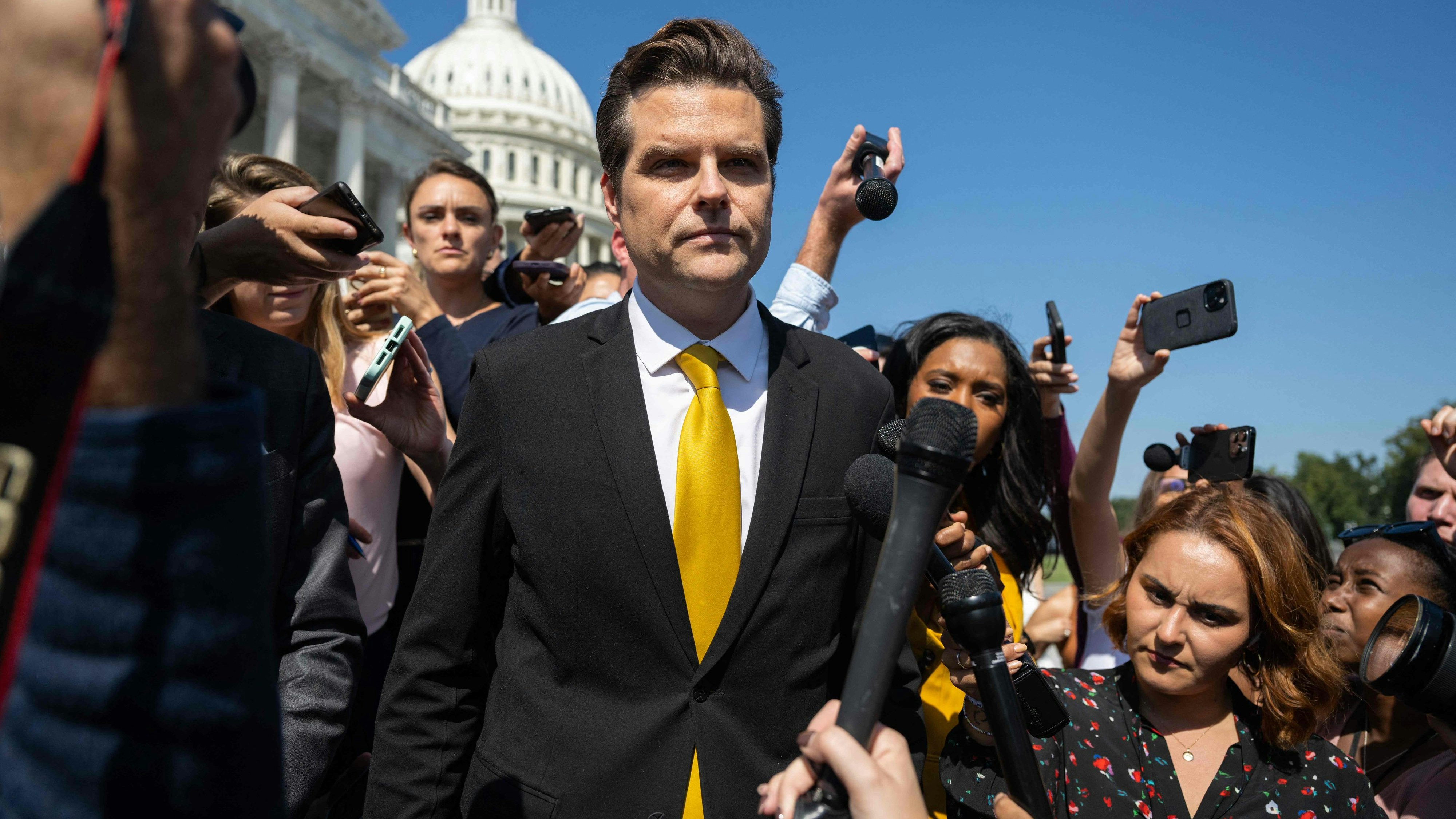 Will Absetzung von Kevin McCarthy: der Republikaner Matt Gaetz. 