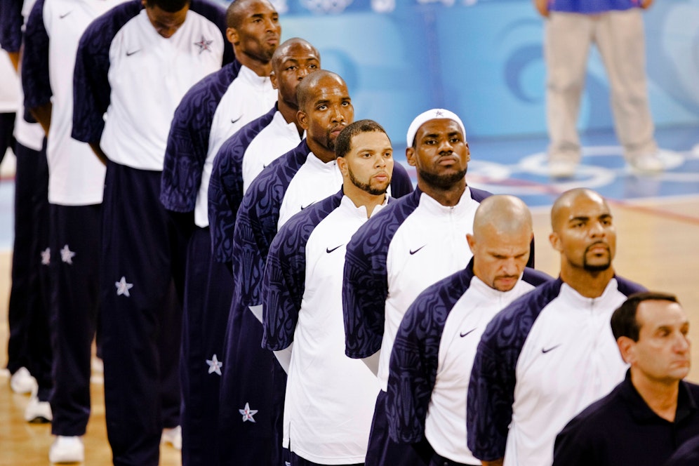 LeBron James bei den Olympischen Spielen 2008