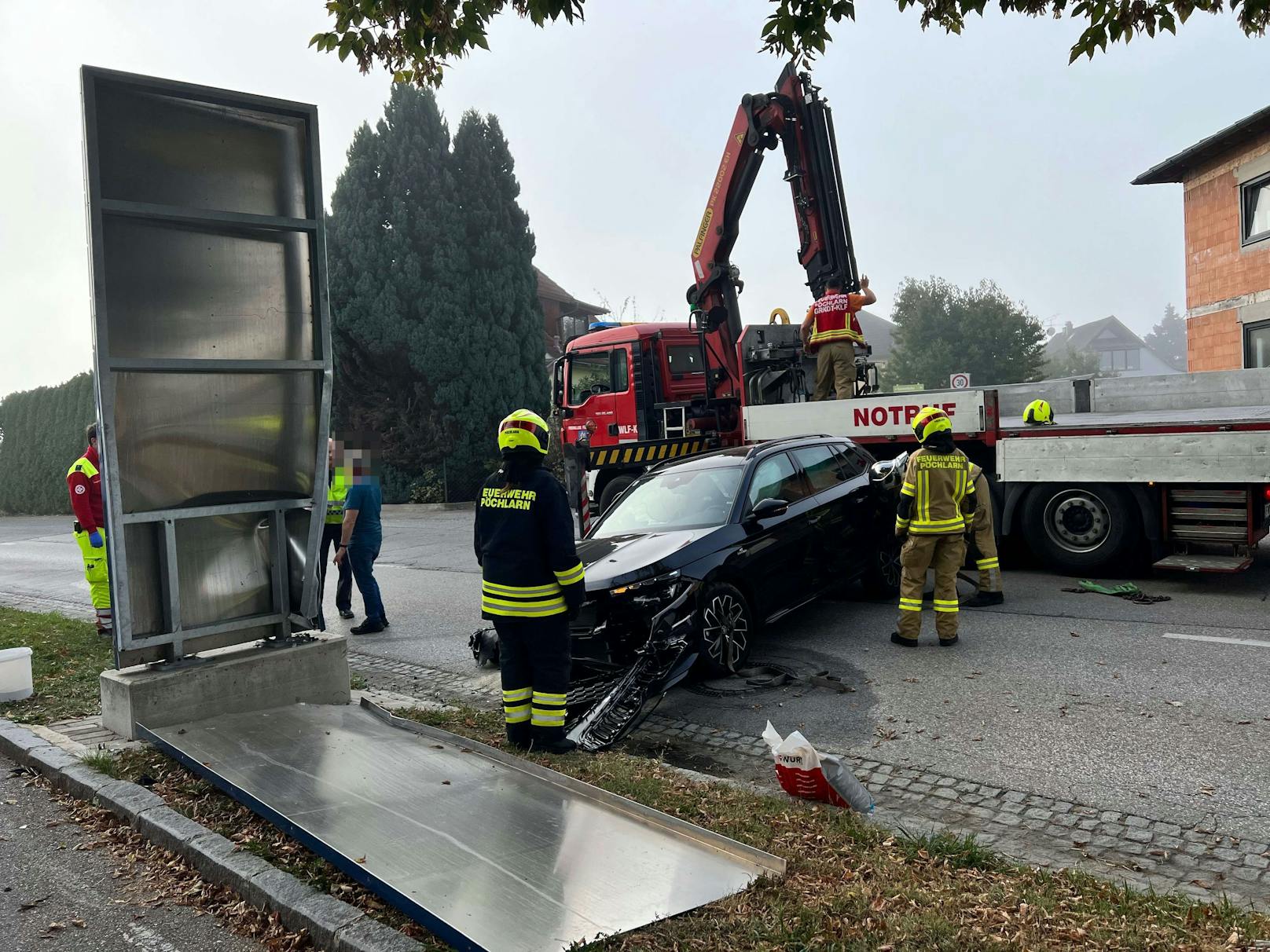 Der Unfall ereignete sich Dienstagvormittag.