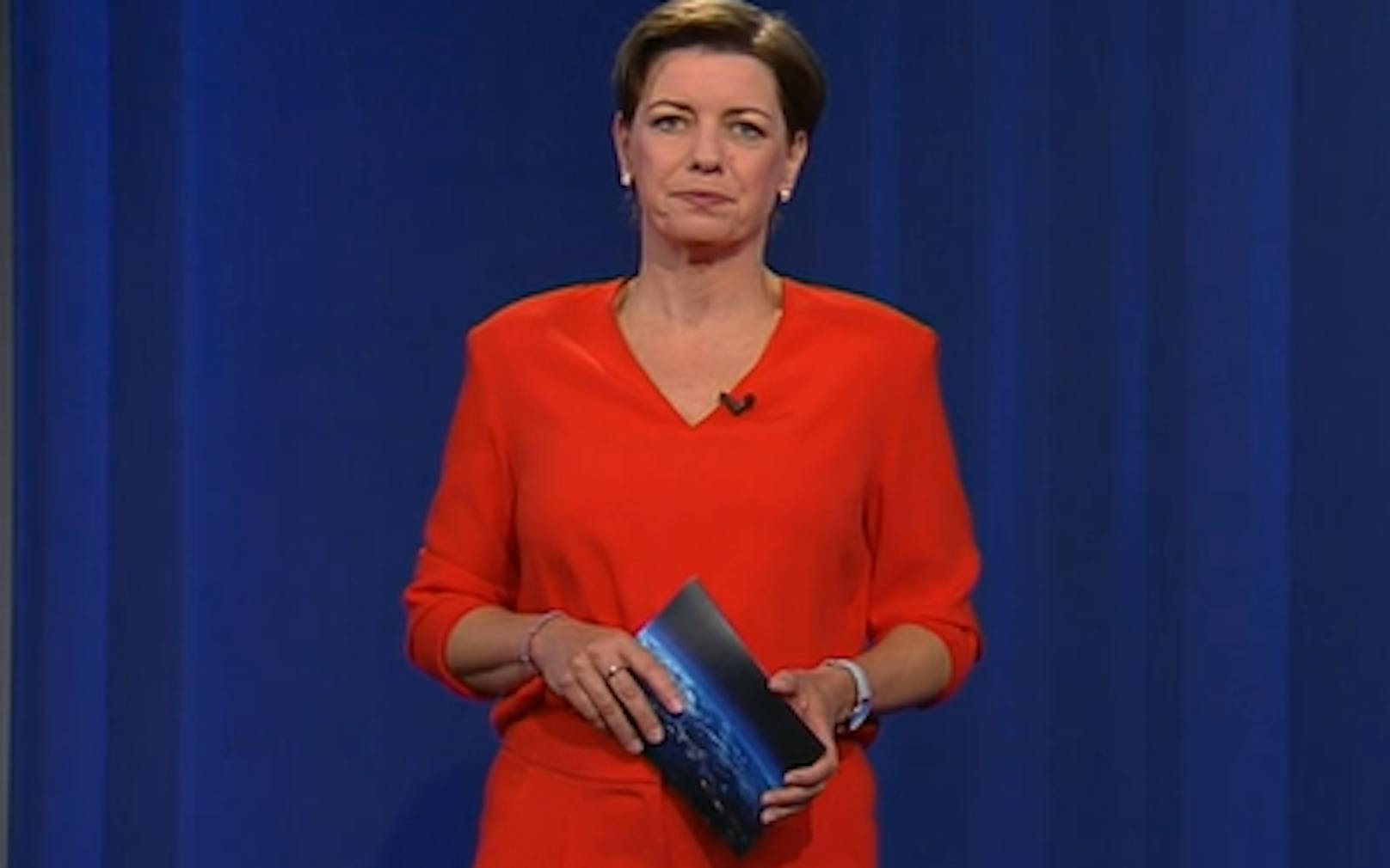 Bekam bei ihrer Live-Schaltung kein Bild eingeblendet: ORF-Moderatorin Marie-Claire Zimmermann.