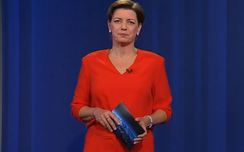 Bekam bei ihrer Live-Schaltung kein Bild eingeblendet: ORF-Moderatorin Marie-Claire Zimmermann.