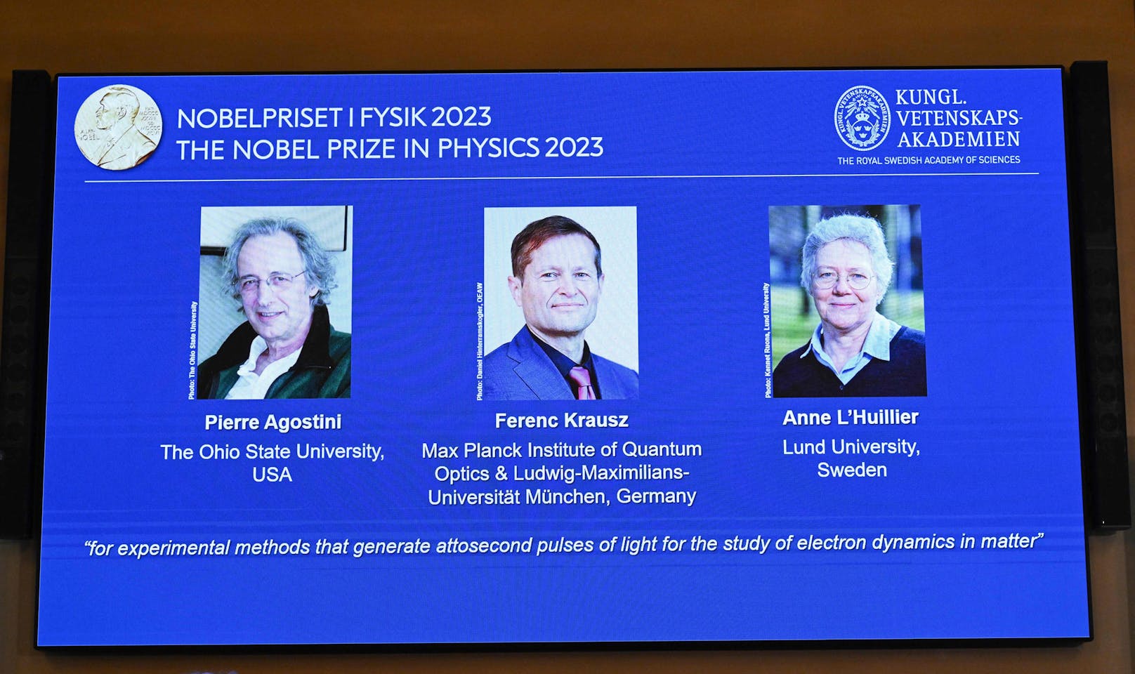 Nobelpreis für Physik geht wieder an einen Österreicher