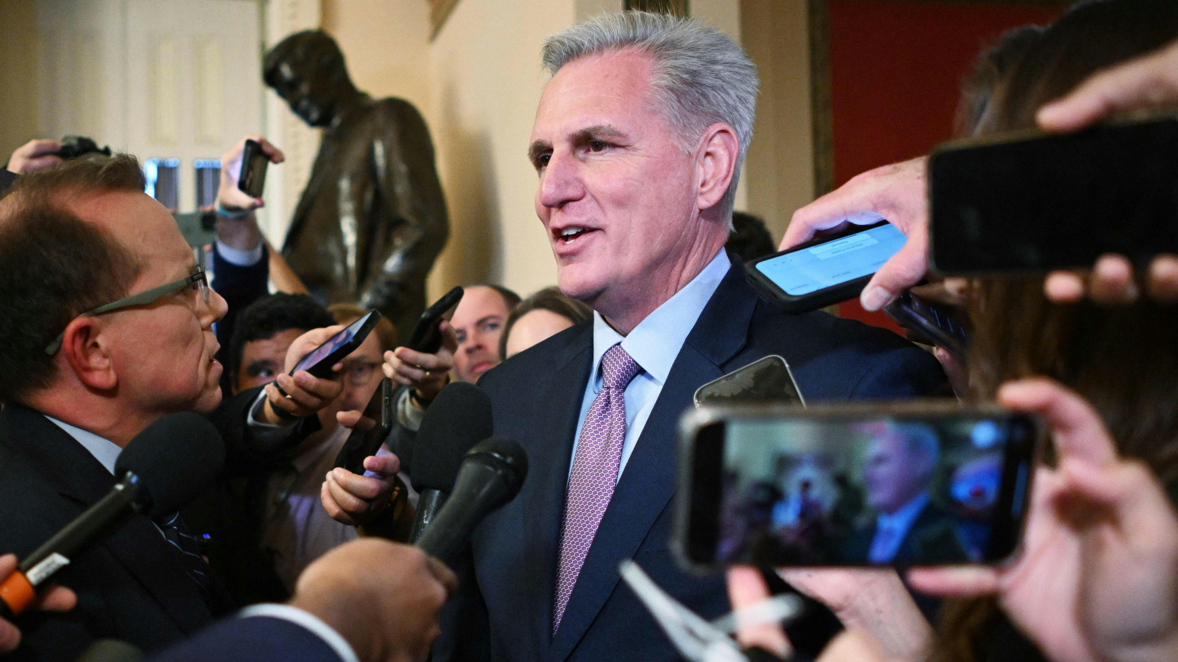 Kevin McCarthy wurde als Vorsitzender des US-Repräsentantenhauses abgesetzt.