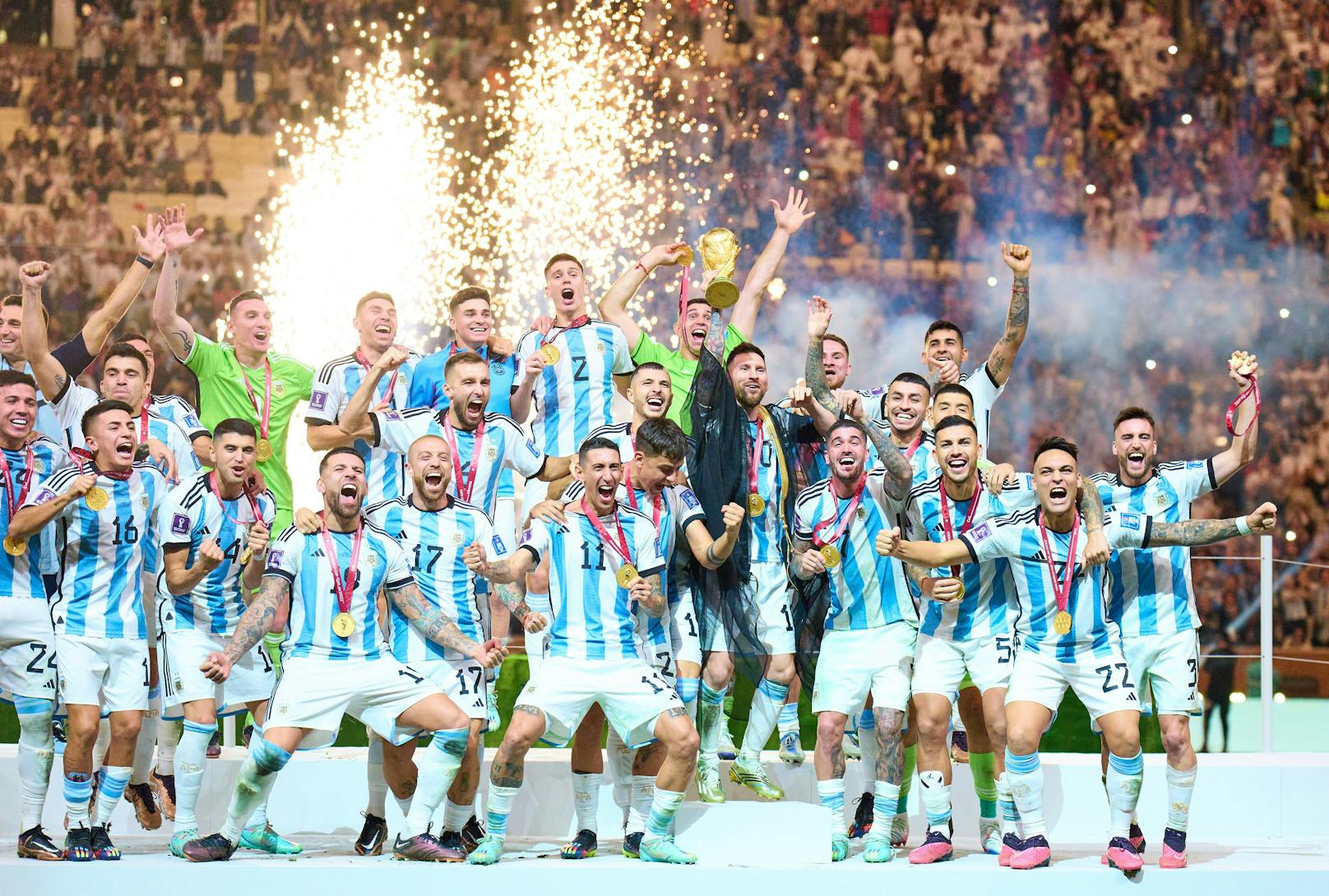 Argentinien krönte sich 2022 in Katar zum Fußball-Weltmeister. 