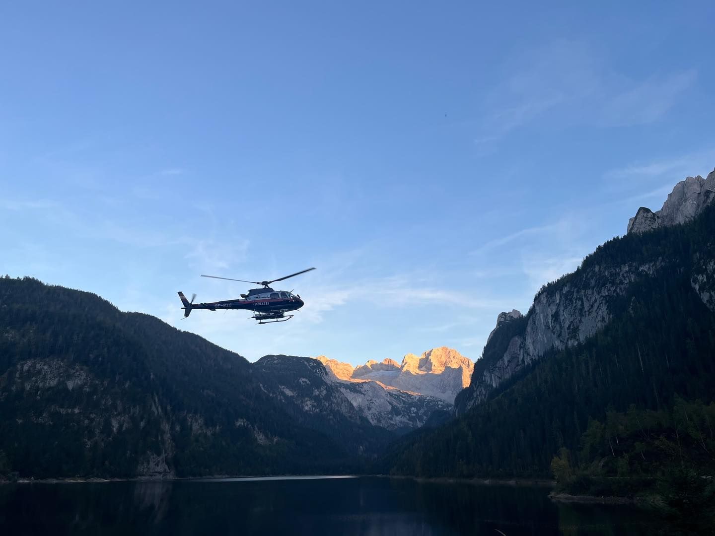 Der Pensionist wurde schließlich vom Helikopter Libelle gerettet.