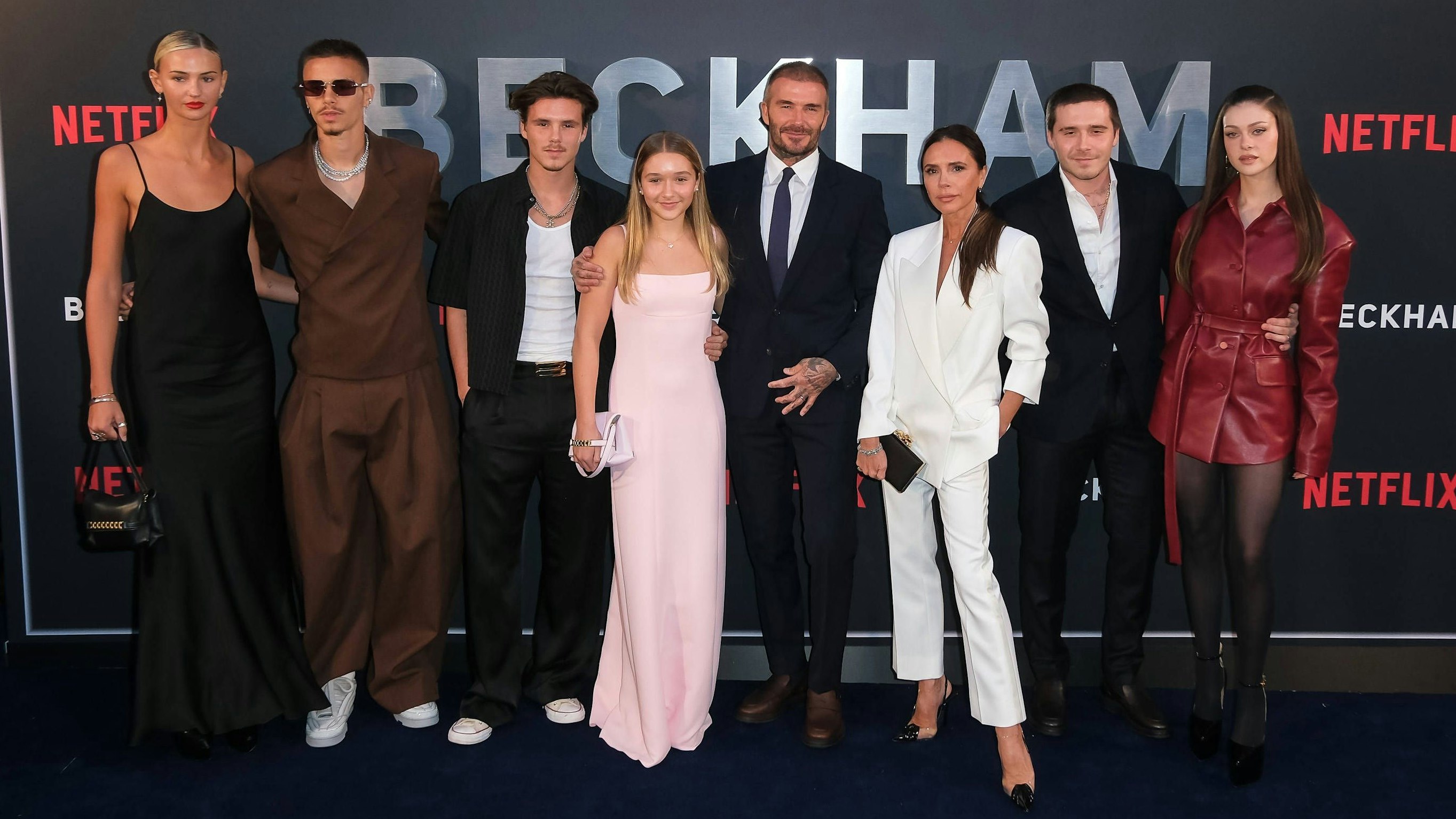 Hier waren sie noch alle zusammen, doch nach David Beckhams Netflix-Doku folgte der Bruch.