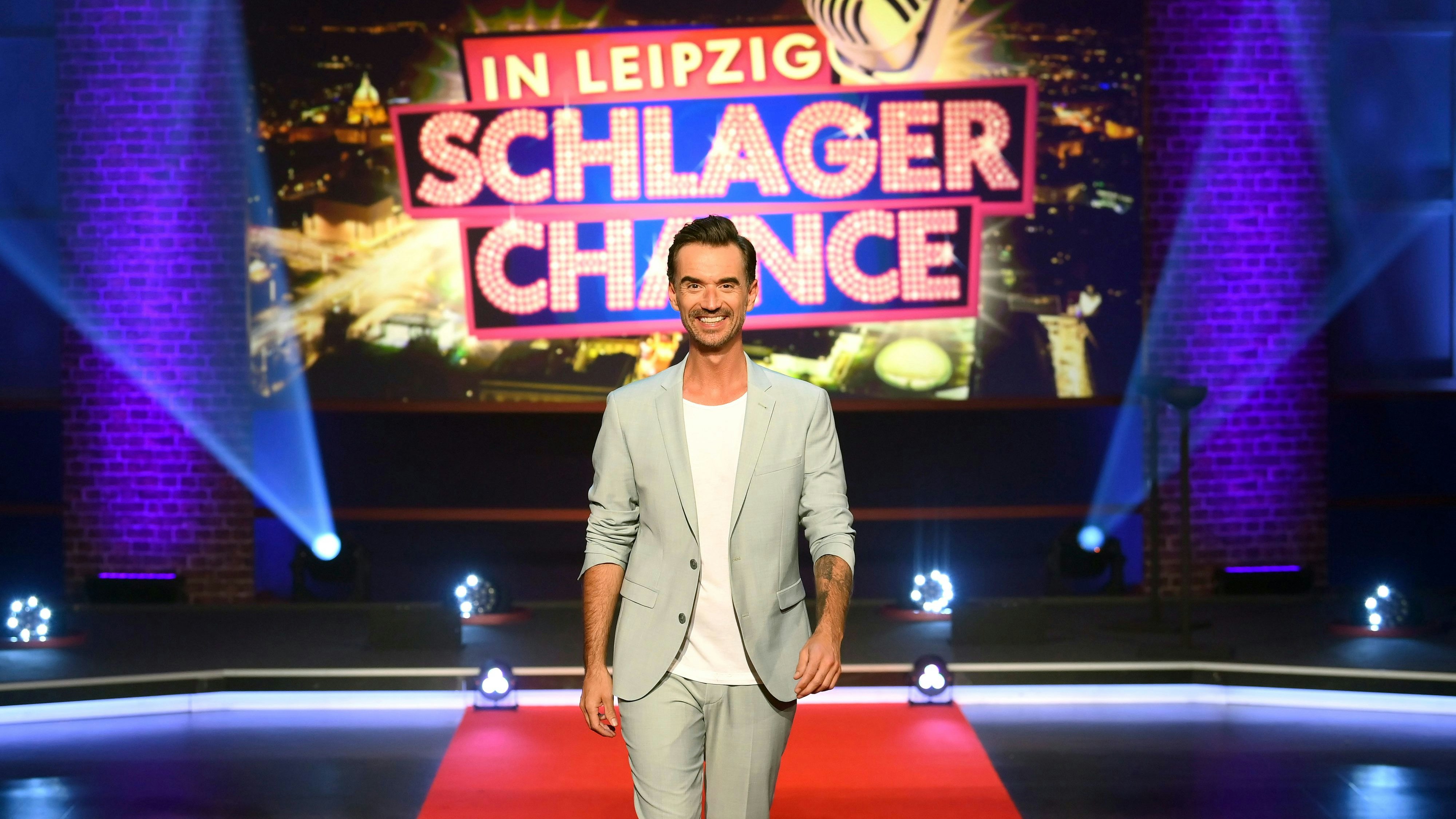MDR FERNSEHEN SCHLAGERCHANCE IN LEIPZIG 2023 – WER SCHAFFT ES?, "Präsentiert von Florian Silbereisen", am Freitag (29.09.23) um 20:15 Uhr. Florian Silbereisen © MDR/JürgensTV/Beckmann, honorarfrei - Verwendung gemäß der AGB im engen inhaltlichen, redaktionellen Zusammenhang mit genannter MDR-Sendung bei Nennung "Bild: MDR/JürgensTV/Beckmann" (S2+). MDR/HA Kommunikation, 04360 Leipzig, Tel: (0341) 300 6477 oder - 6463
