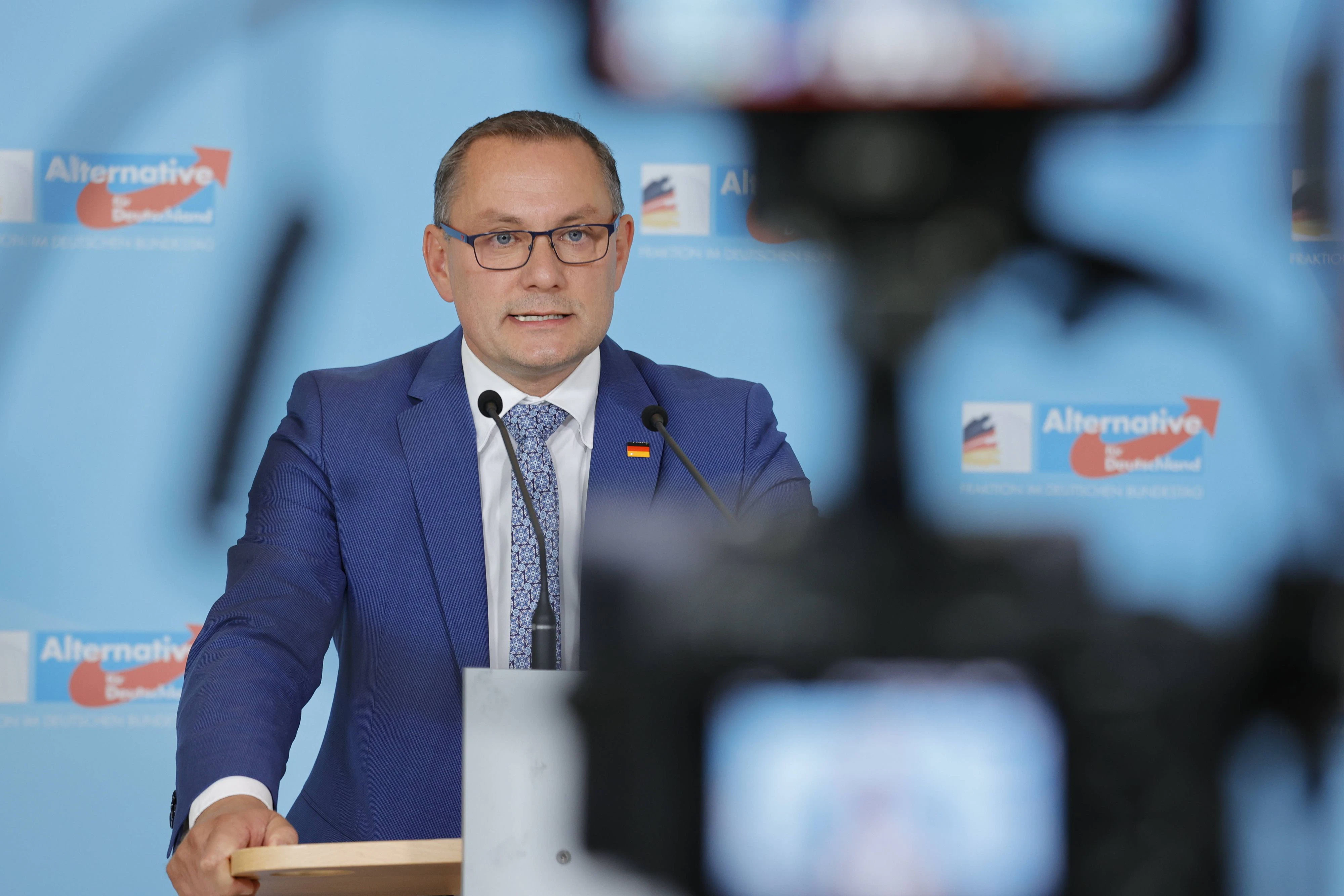AfD-Vorsitzender Tino Chrupalla auf einem Archivbild.