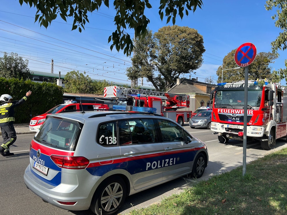 Feuerwehr-Großeinsatz beim Kraftwerk Simmering