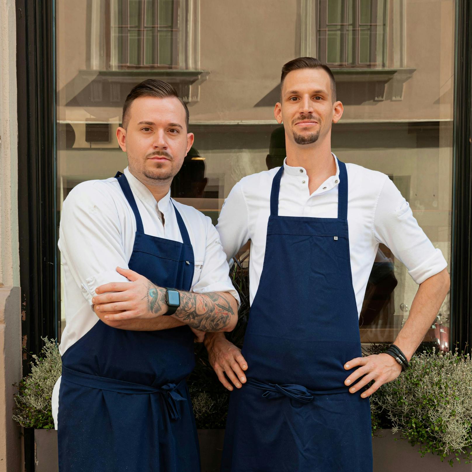 Alexander Krankl und Christian Schöpf sind die Küchenchefs des Artner auf der Wieden.