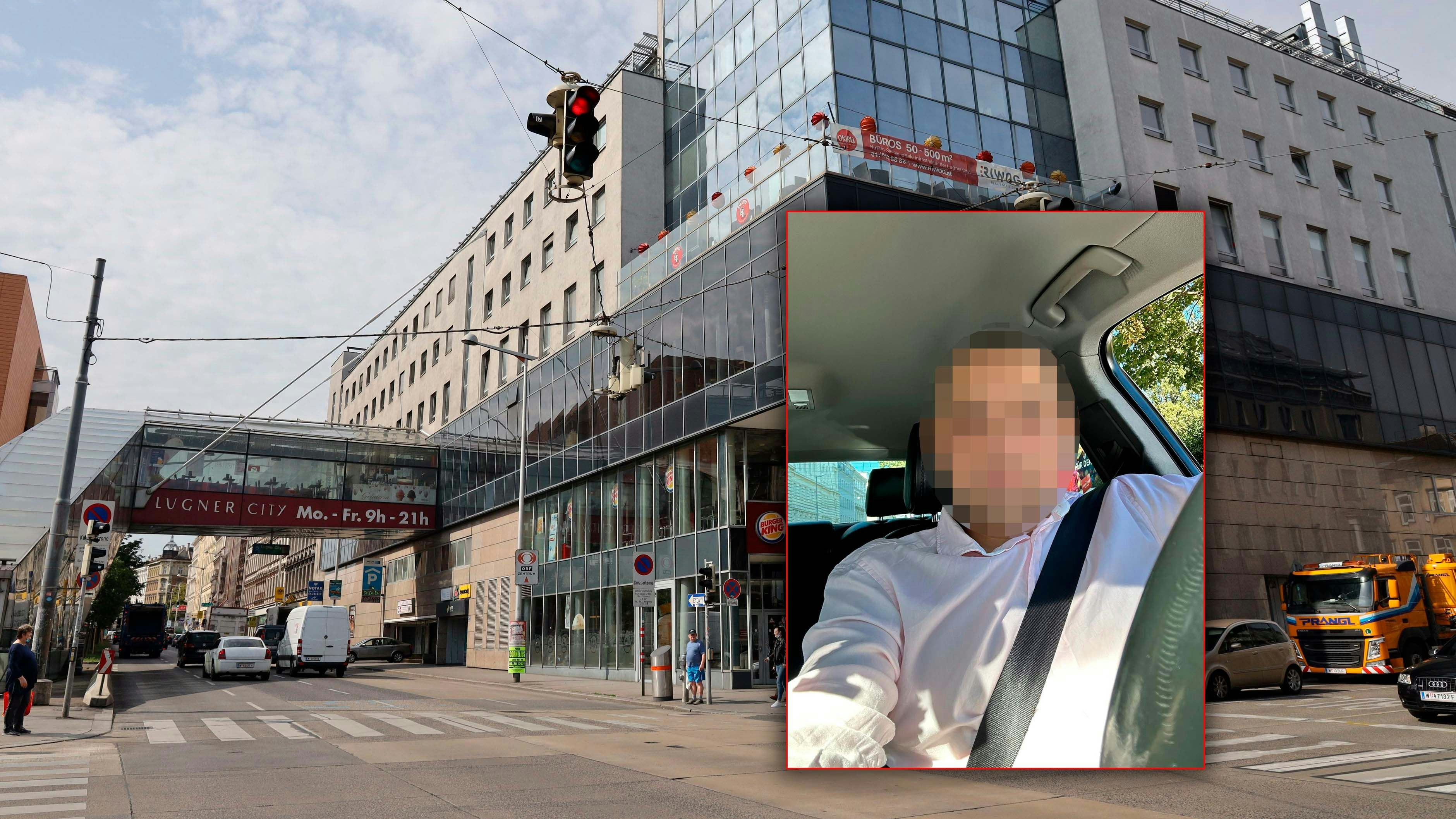 Daniel K. verlor seine Lenkerberechtigung in der Lugner-City-Garage.