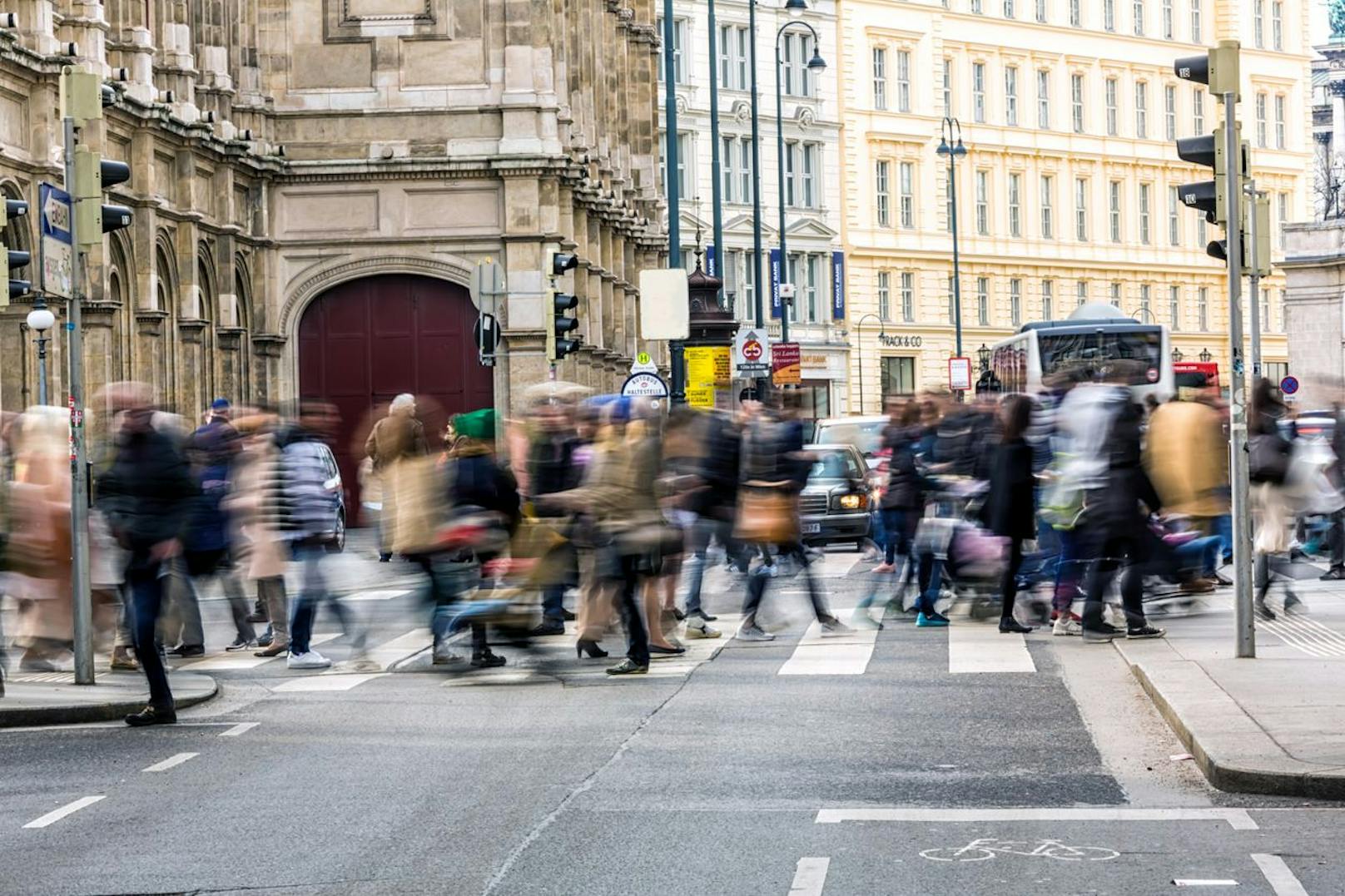 In Wien leben aktuell über zwei Millionen Menschen. 