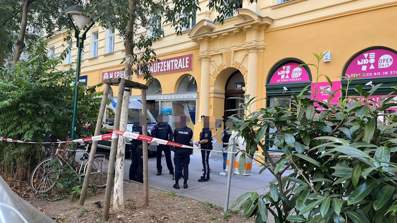 Nächste Bluttat am Freitag in Wien – Polizisten fanden zwei Tote am Mexikoplatz vor.
