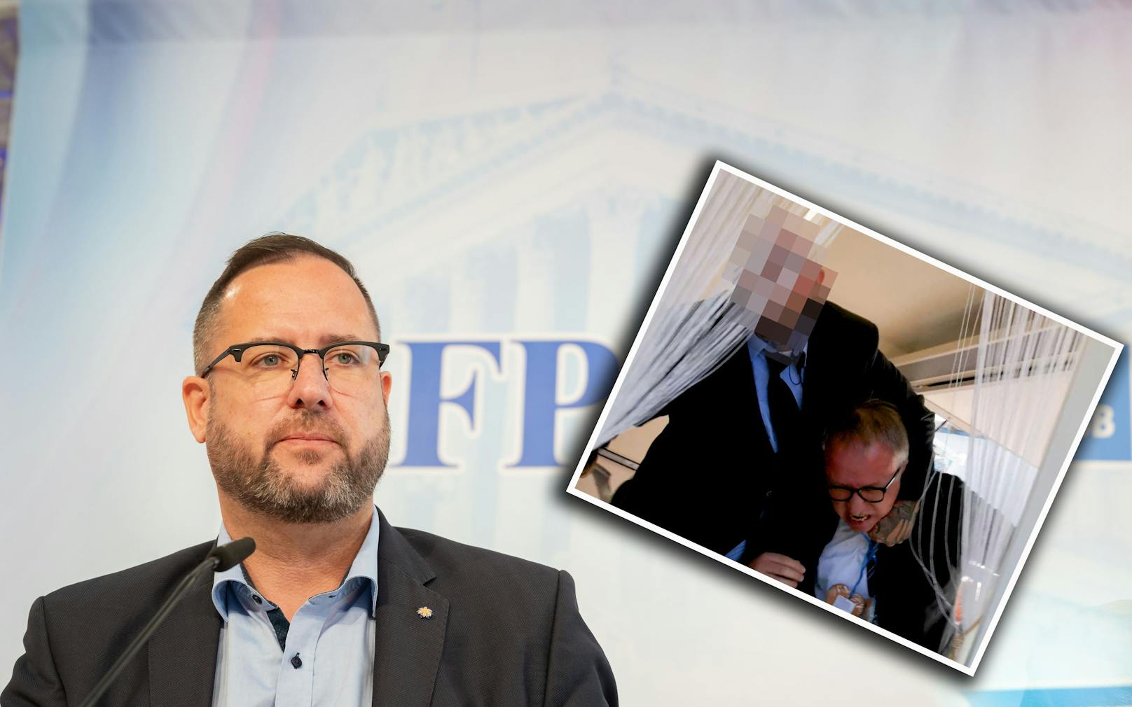 FPÖ-Mediensprecher Christian Hafenecker schießt gegen den ORF. 