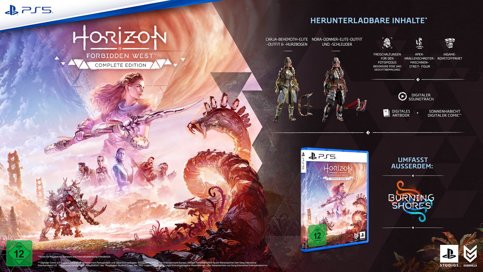 "Horizon Forbidden West: Complete Edition" ist jetzt für PlayStation 5 erhältlich.