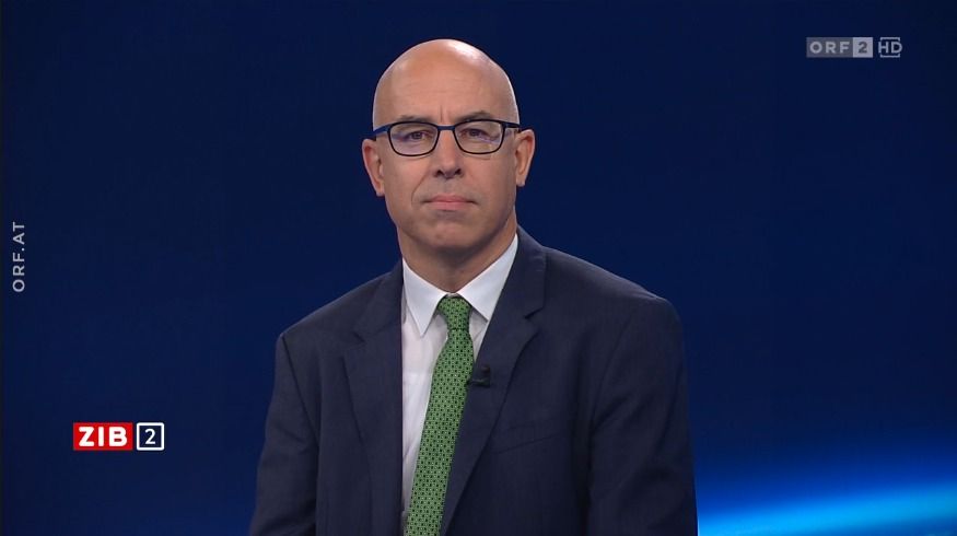 WIFO-Direktor Gabriel Felbermayr am späten Freitagabend in der ORF-"ZIB2".