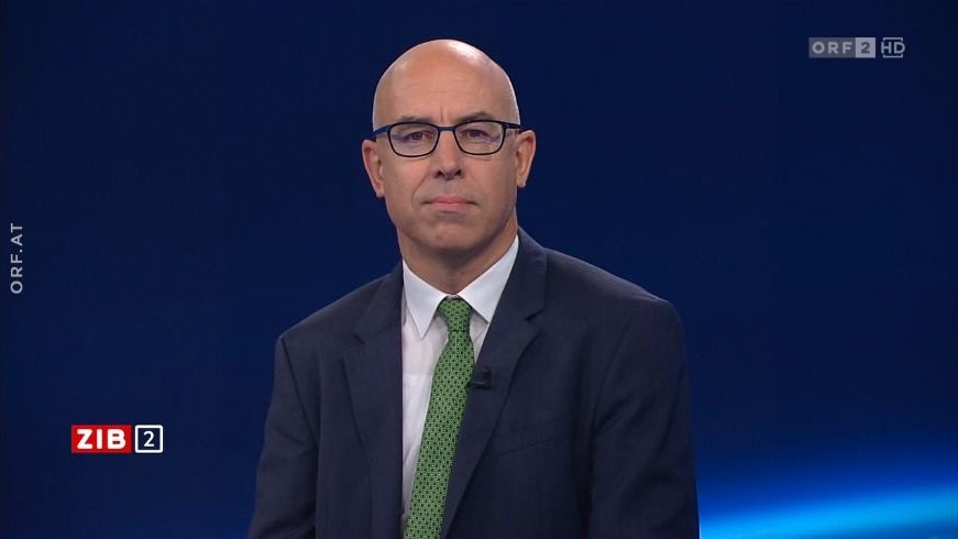 WIFO-Direktor Gabriel Felbermayr am späten Freitagabend in der ORF-"ZIB2".