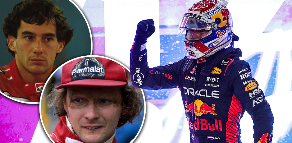 Max Verstappen hat Ayrton Senna und Niki Lauda an Formel-1-Titeln eingeholt
