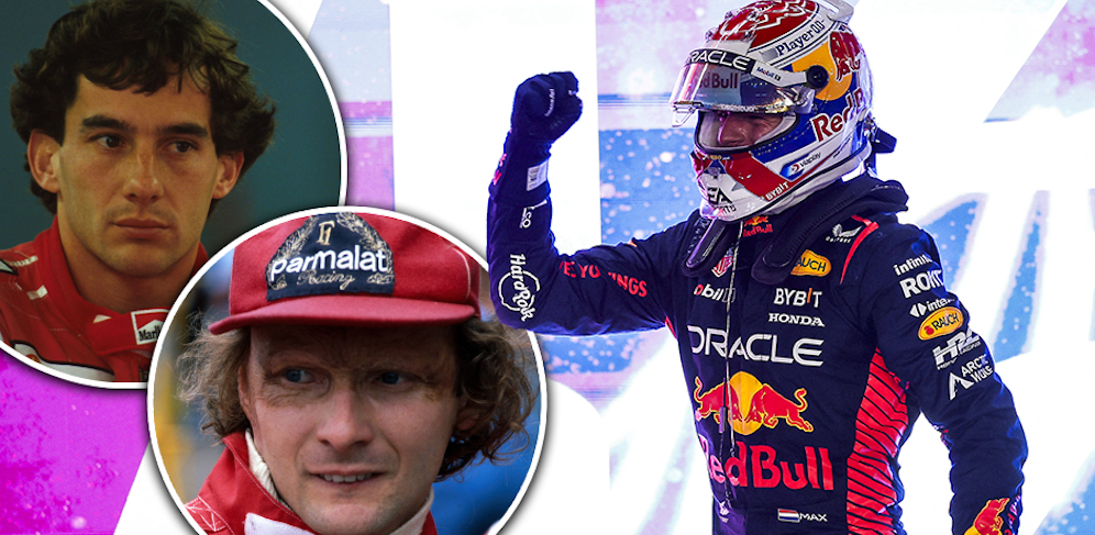 Max Verstappen hat Ayrton Senna und Niki Lauda an Formel-1-Titeln eingeholt