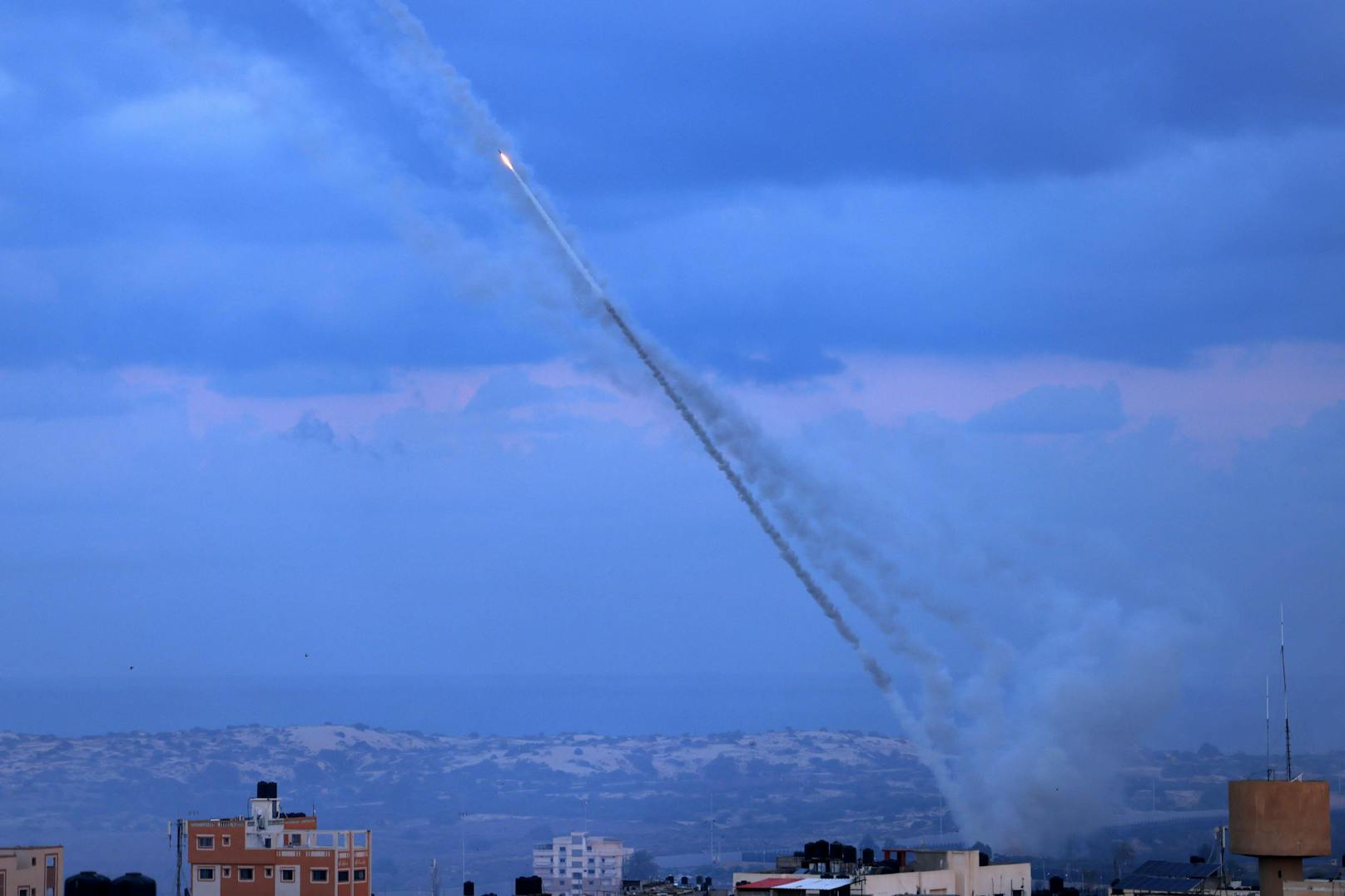 Der Raketenalarm riss am Samstagmorgen viele Menschen in Israel aus dem Schlaf.