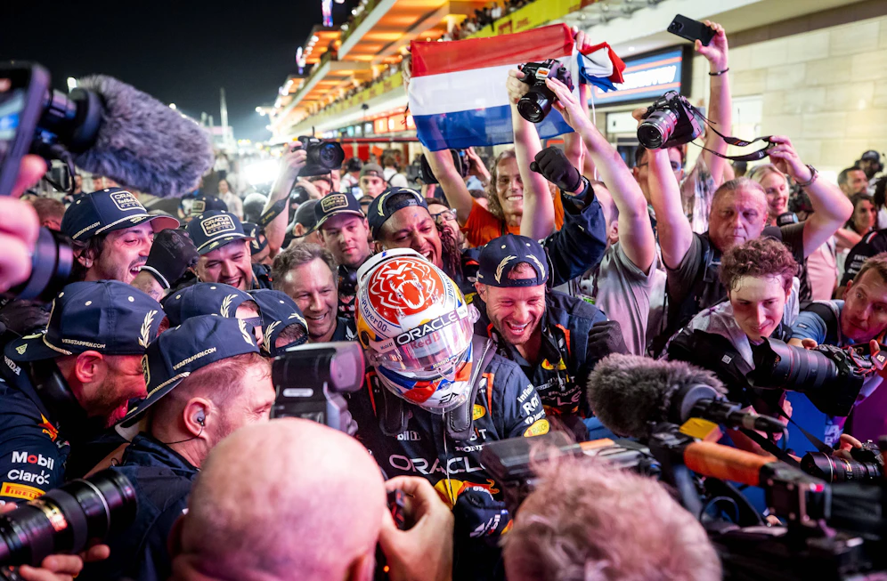 Großer Jubel bei Red Bull und Verstappen