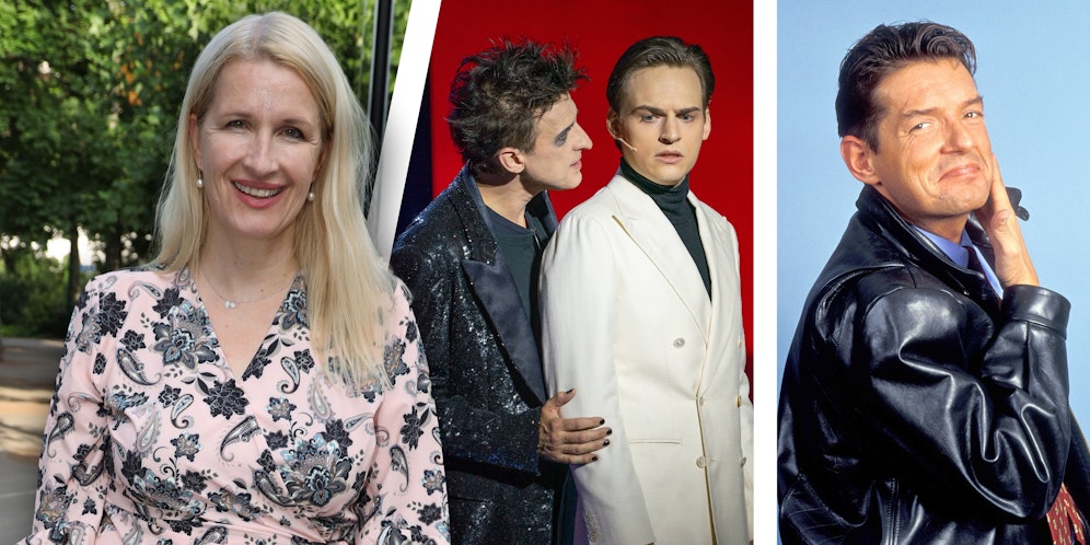 Auch Claudia Stöckl ließ sich das Falco-Musical nicht entgehen.