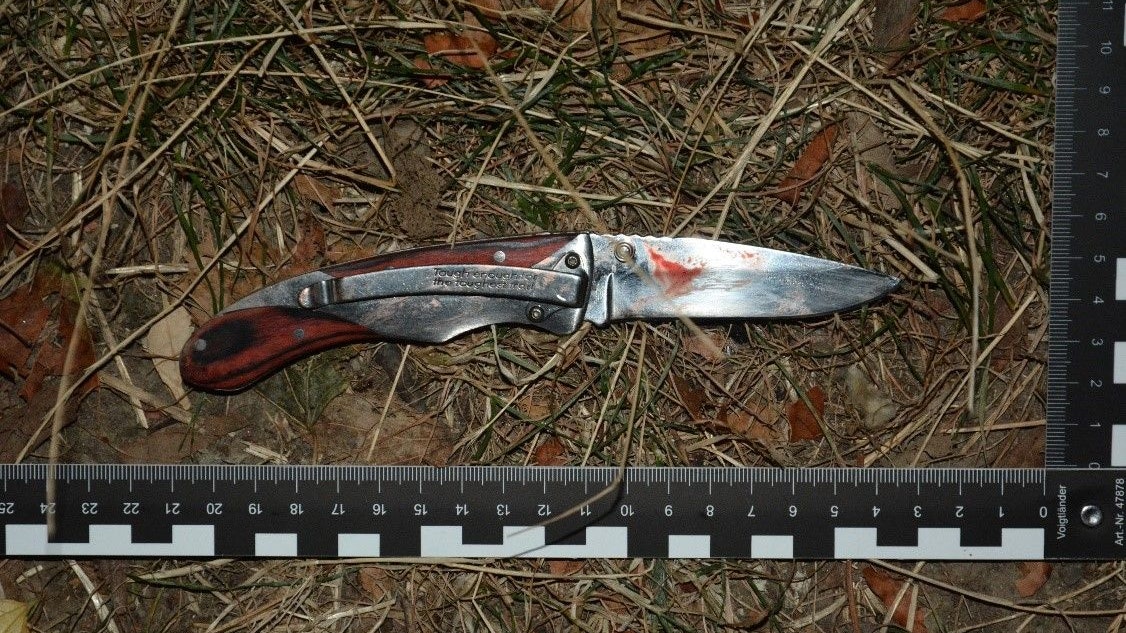 Tunesier verletzte zwei Männer mit diesem Klappmesser.&nbsp;