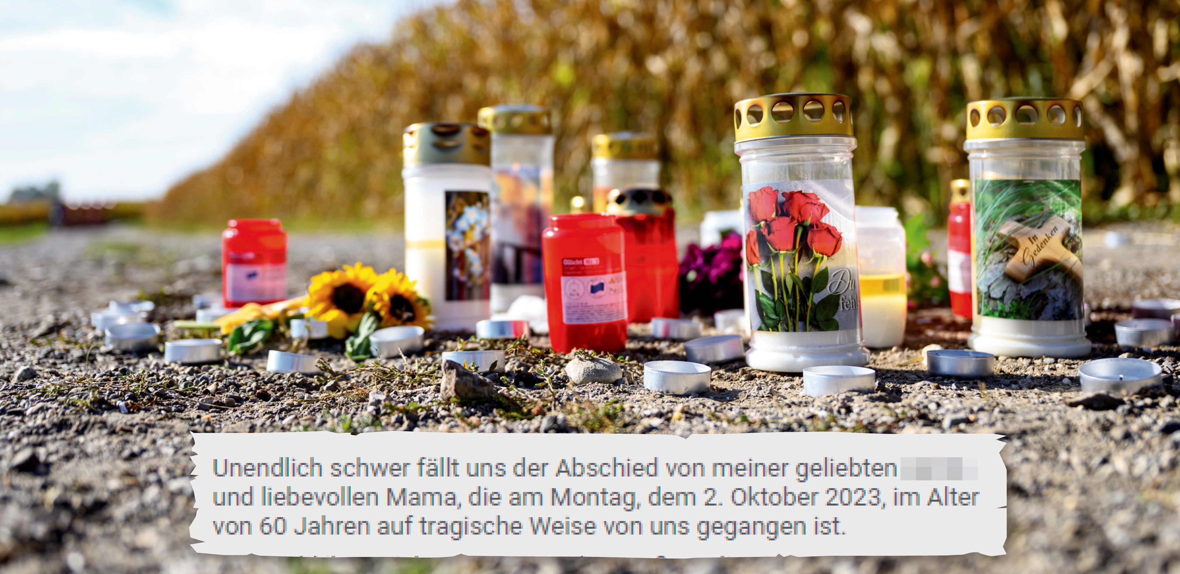 Die Familie der getöteten 60-Jährigen trauert jetzt im Internet.