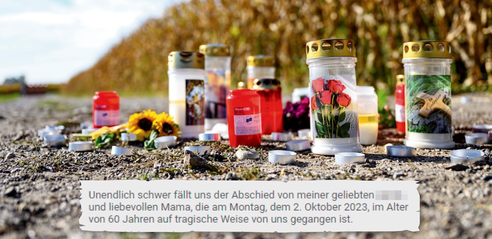 Die Familie der getöteten 60-Jährigen trauert jetzt im Internet.