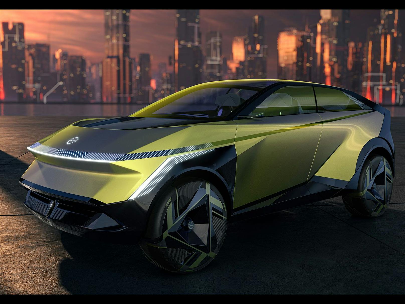 Scharfe Kanten prägen das Design des Concept Cars.