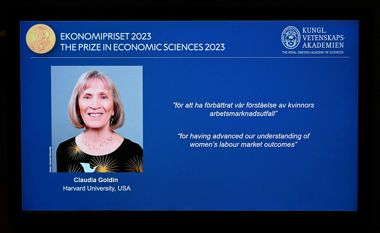 US-Ökonomin Claudia Goldin erhält Wirtschaftsnobelpreis