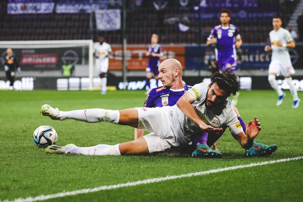 Salzburg liegt in der Liga auf dem ungewohnten zweiten Platz.