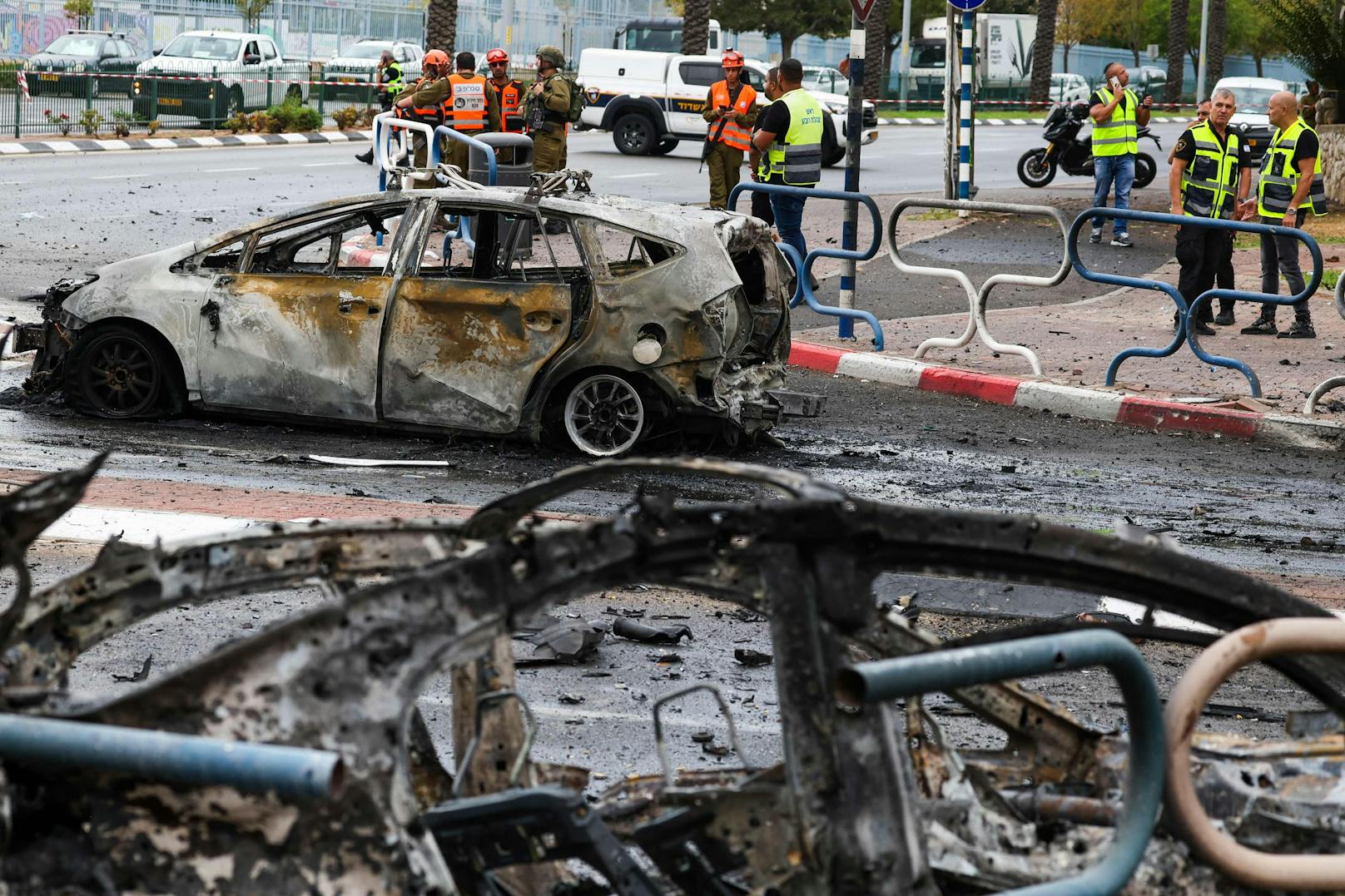 Angriff auf Israel aus dem Gazastreifen.&nbsp;