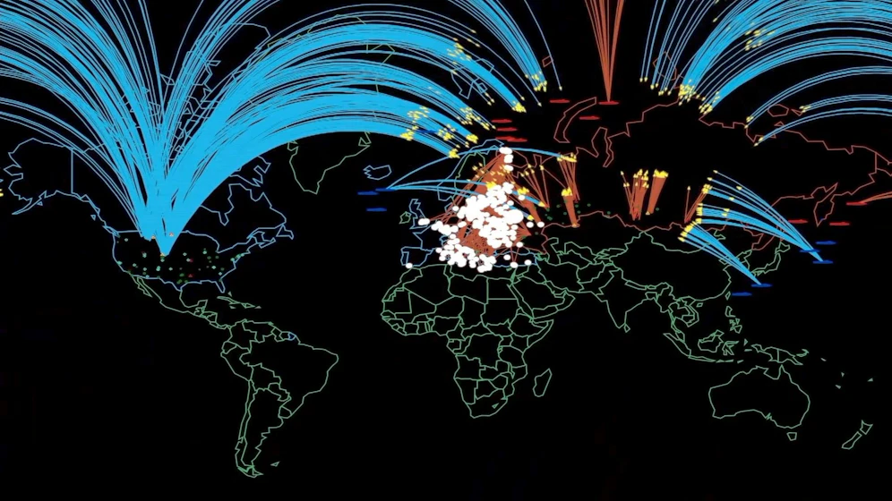 Eine Simulation der Uni Princeton&nbsp; mit dem Namen „Plan A“ zeigt, welche Folgen ein Atomkrieg zwischen den USA und Russland haben könnte.