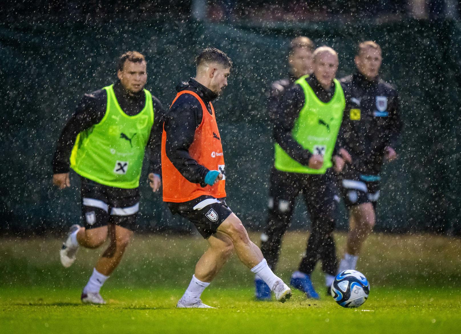 Das ÖFB-Team absolvierte am Montag das erste Training für die heiße EM-Quali-Phase.